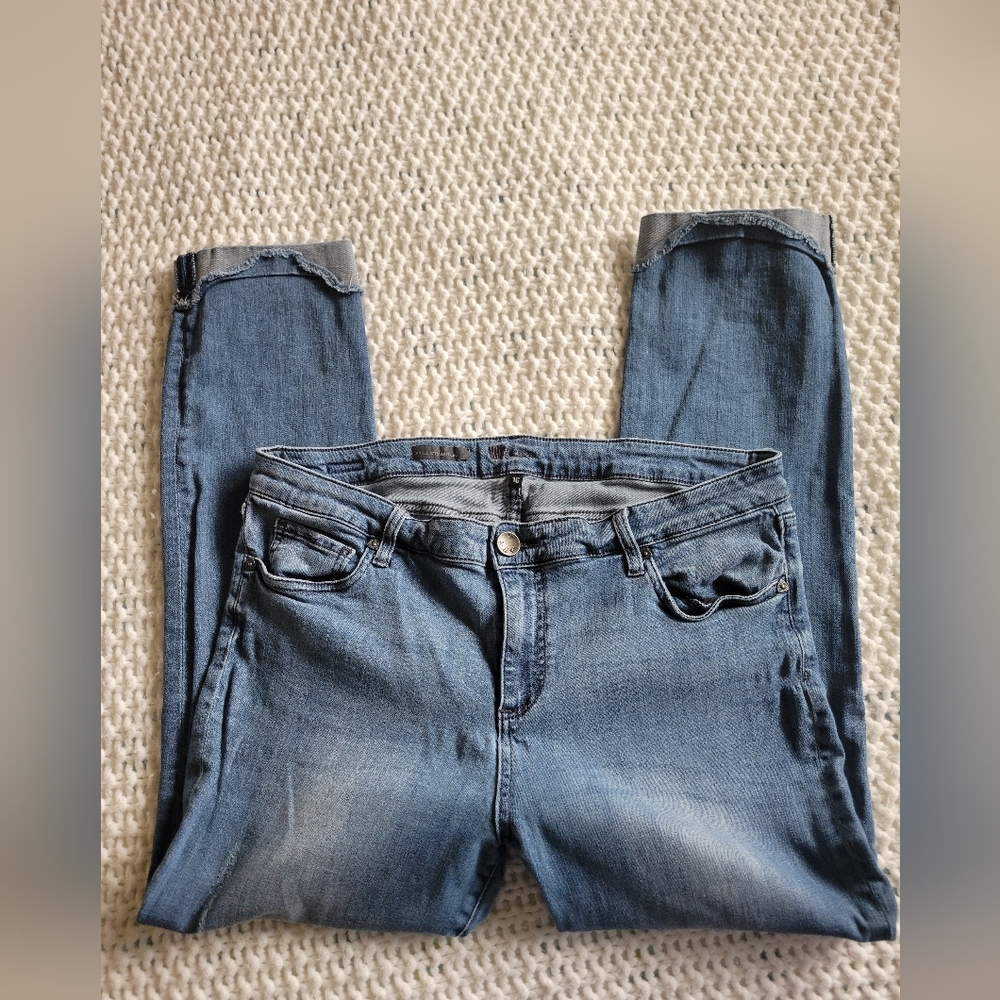 Kut from the Kloth Indigo Boyfriend Jeans - Picture 4 of 12